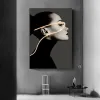 Modern light luxury minimalist figure wall paintings, large-sized decorative paintings for modern living rooms, industrial-style super-large floor-to-ceiling wall paintings Item Picture